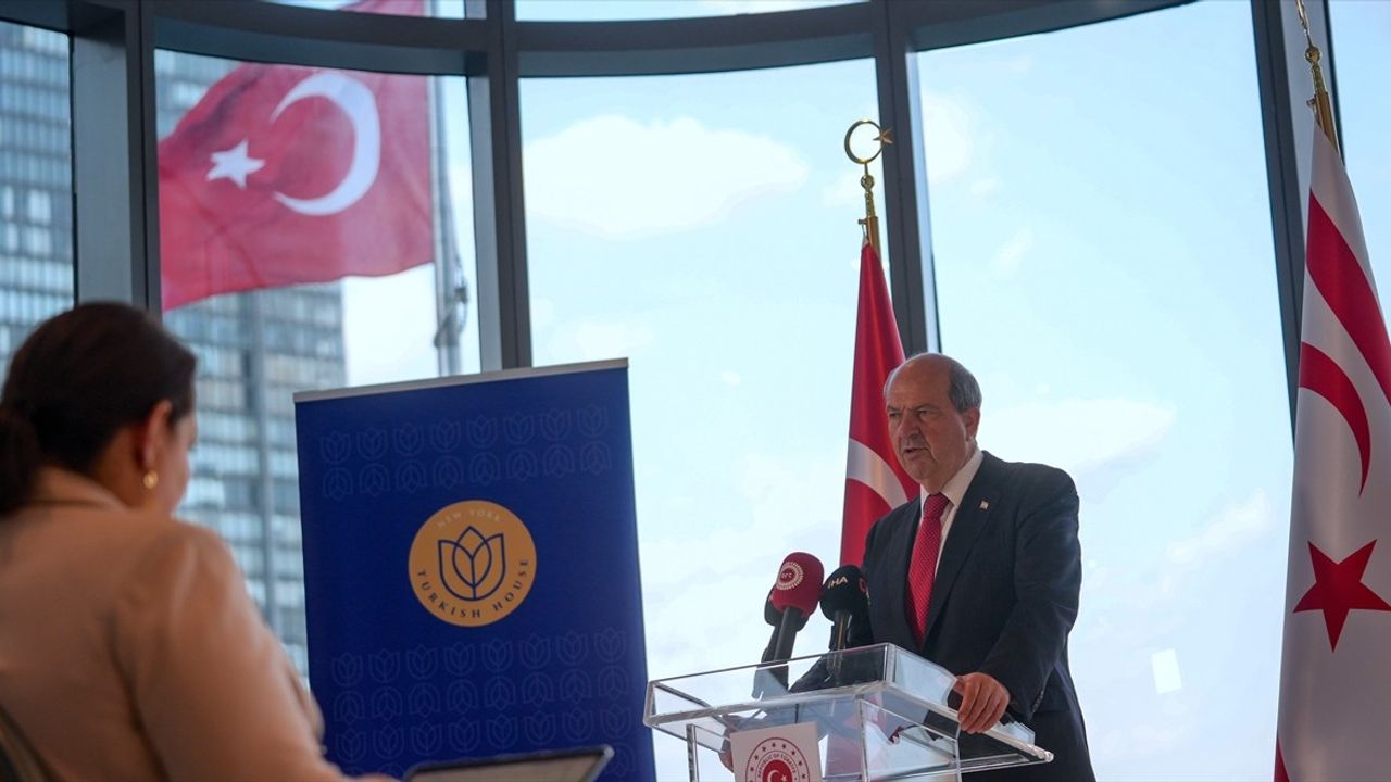 KKTC Cumhurbaşkanı Tatar'dan Kıbrıs Açıklamaları