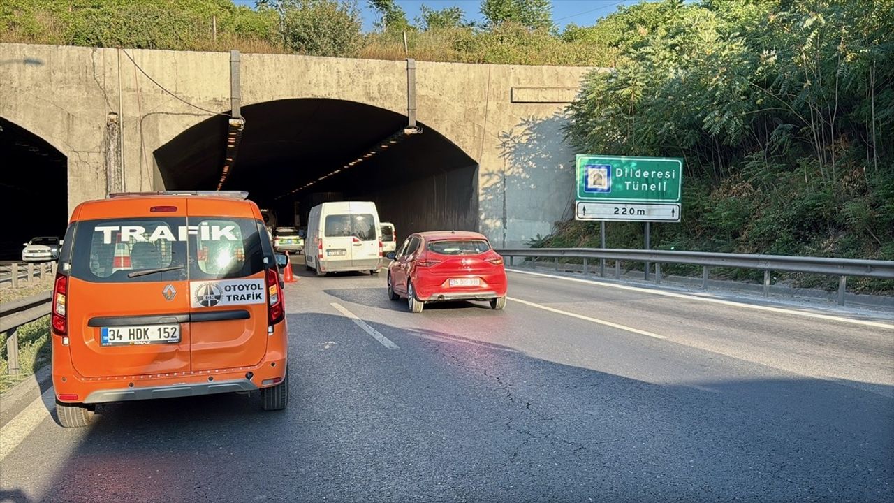 Kocaeli'de Anadolu Otoyolu'nda Zincirleme Kaza