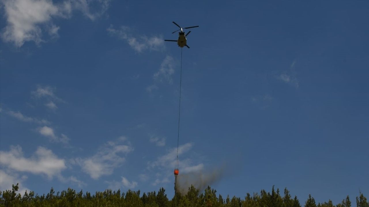 Manisa Saruhanlı'da Orman Yangınına Hızlı Müdahale