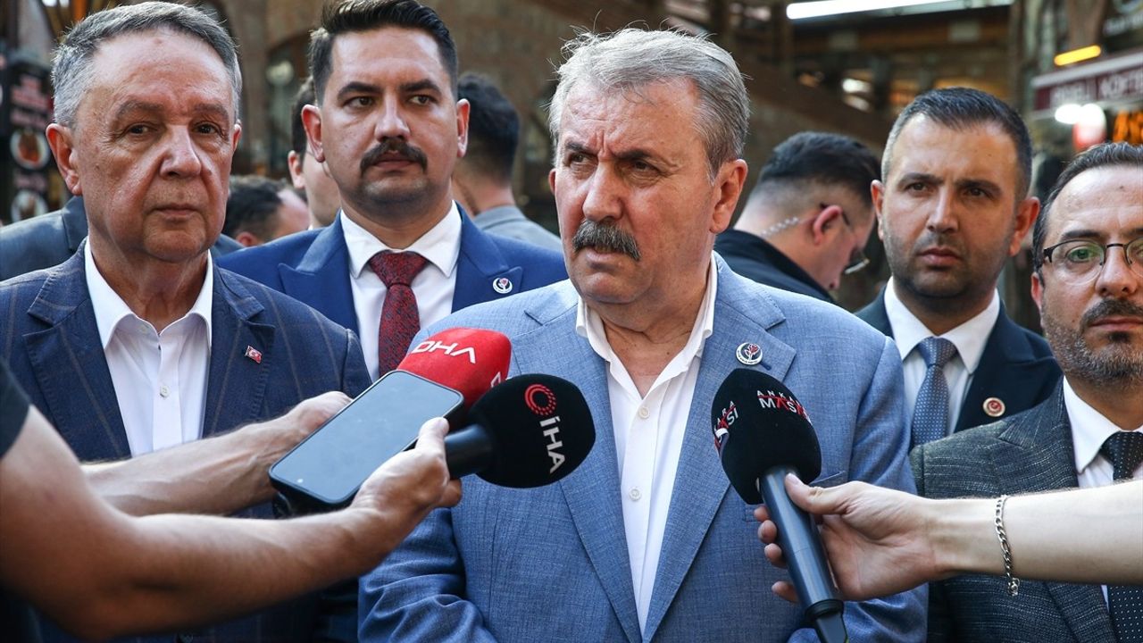 Mustafa Destici Bursa'da Esnaf Ziyareti Yaptı