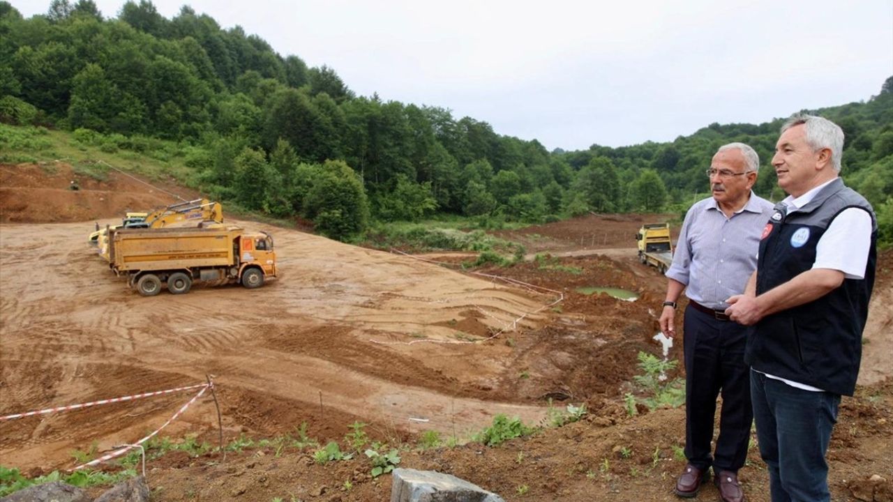 Ordu'da Kuraklık Riskine Karşı Yeni Gölet İnşası