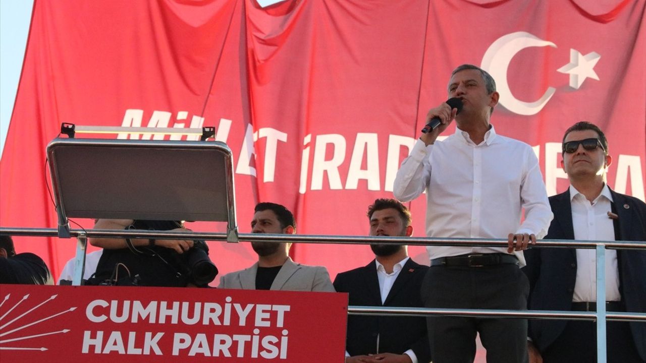 Özgür Özel Malatya'da Teröre Karşı Durdu