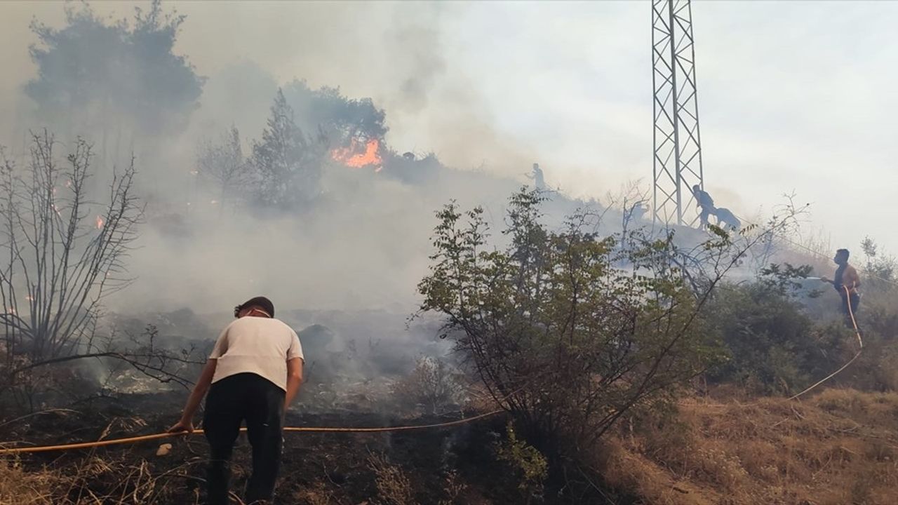 Sakarya'dan Bilecik'e Sıçrayan Orman Yangınına Müdahale Sürüyor