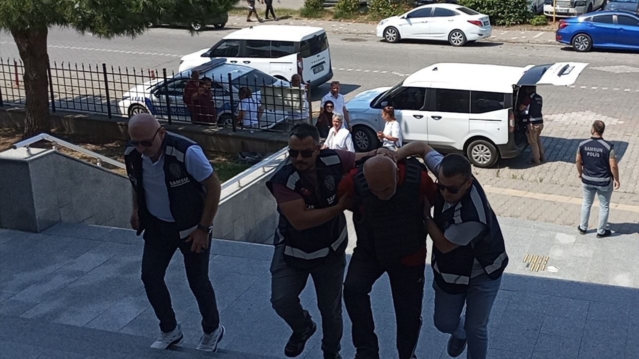 Samsun'da Akrabasını Vuran Zanlı Tutuklandı
