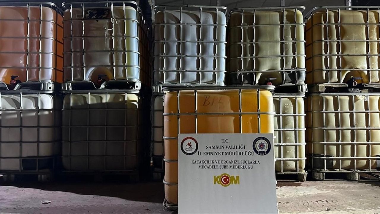 Samsun'da Kaçak Akaryakıt Operasyonu: 11 Bin Litre Ele Geçirildi