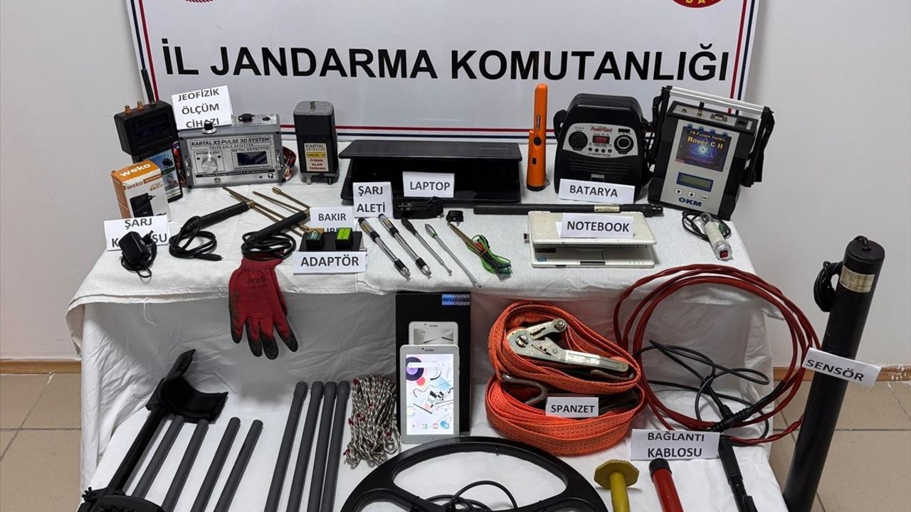 Samsun’da Kaçak Kazı Operasyonu: 7 Gözaltı