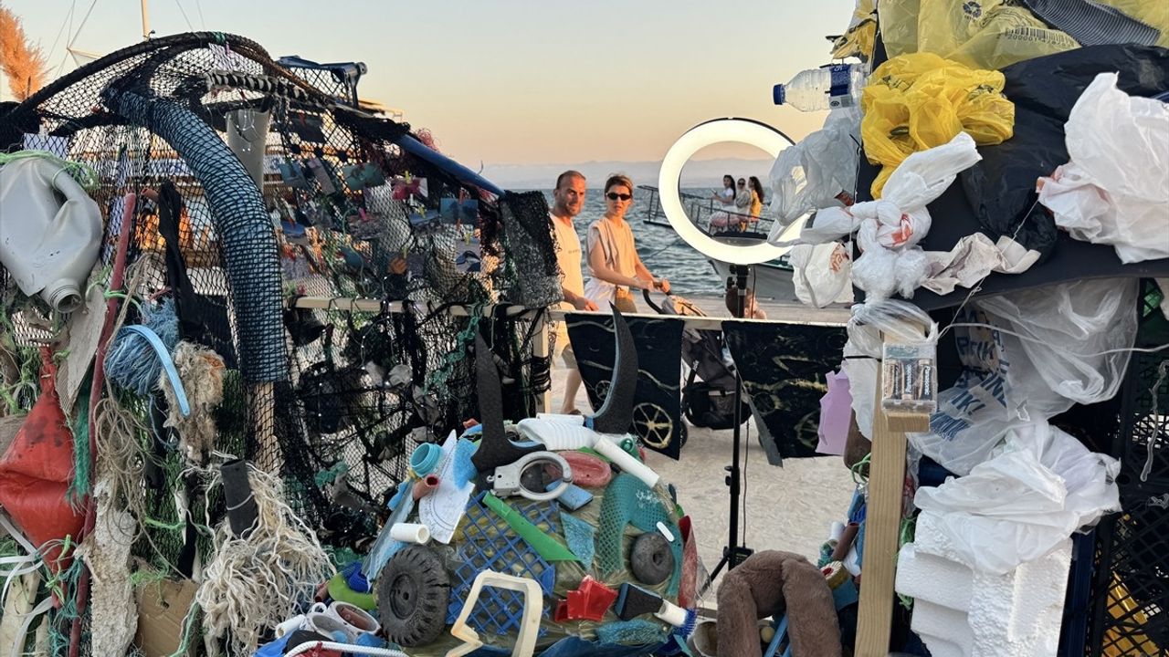 Sinop'ta 9 Ton Çöp Toplandı: Çevre Farkındalığı İçin Sergilendi