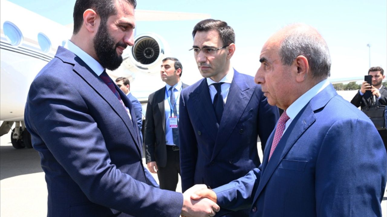 Suriye Cumhurbaşkanı Ahmed Şara, Azerbaycan'ı Ziyaret Etti