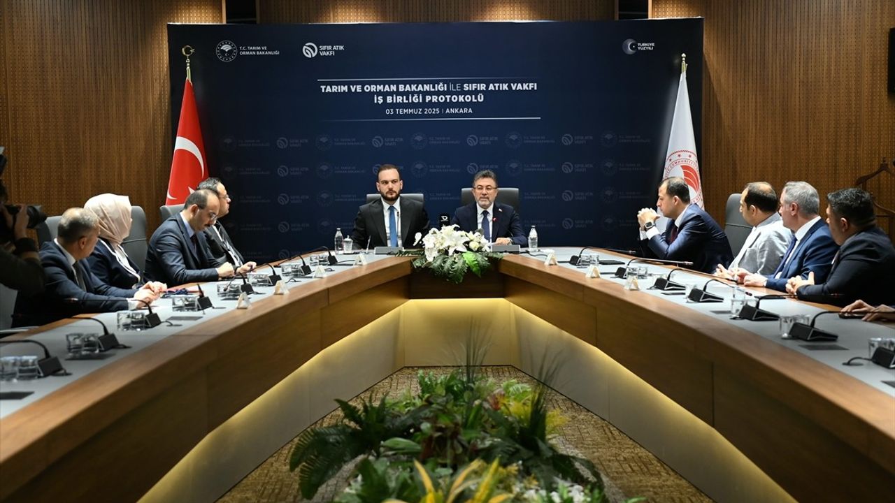Tarım ve Orman Bakanlığı ile Sıfır Atık Vakfı İşbirliği Protokolü İmzalandı
