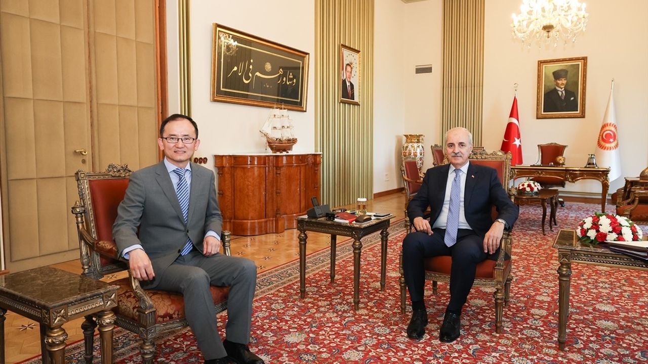 TBMM Başkanı Kurtulmuş, Çin Büyükelçisini Ağırladı
