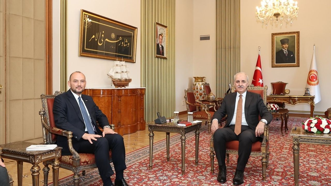 TBMM Başkanı Kurtulmuş, MÜSİAD Genel Başkanı Özdemir ile Bir Araya Geldi