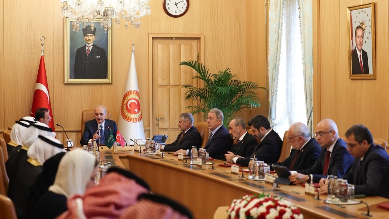 TBMM Başkanı Kurtulmuş, Suudi Arabistan-Türkiye Parlamentolar Arası Dostluk Grubu'nu Ağırladı