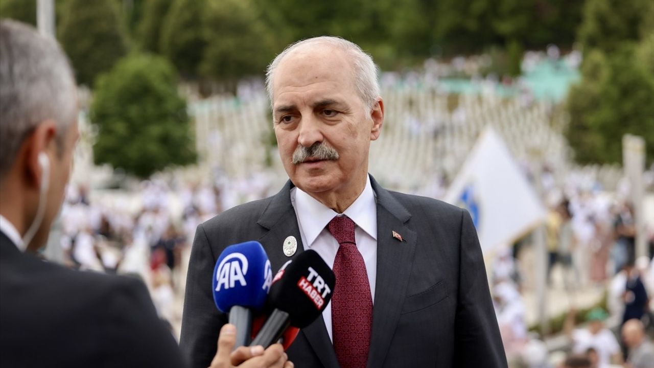 TBMM Başkanı Kurtulmuş'tan Srebrenitsa'da Terörsüz Türkiye Vurgusu