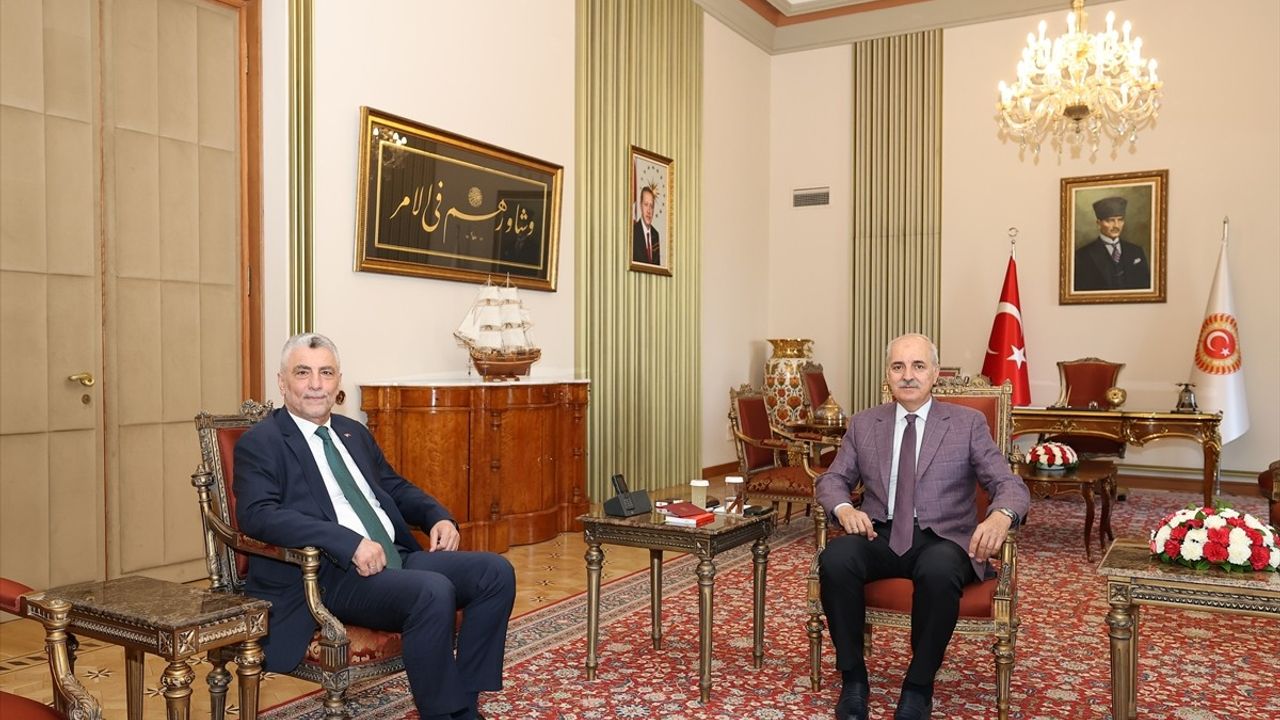 TBMM Başkanı Kurtulmuş, Ticaret Bakanı Bolat ile Görüştü