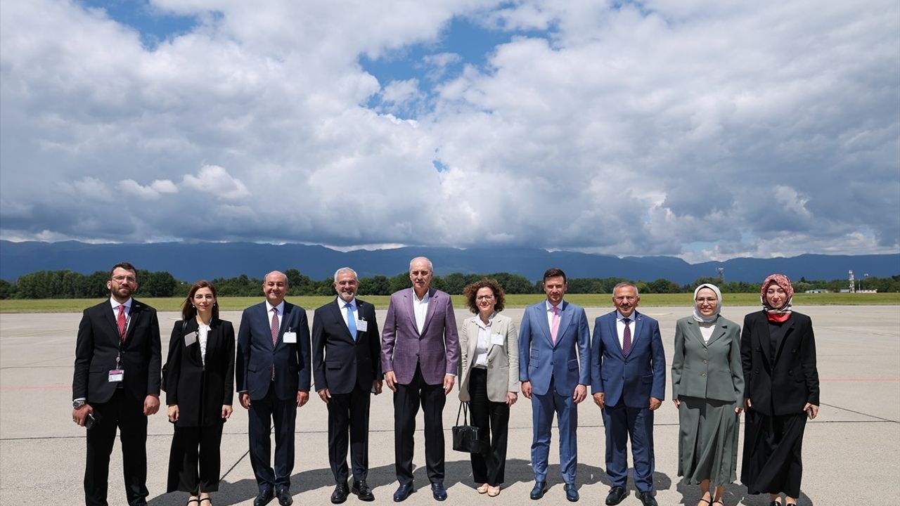 TBMM Başkanı Numan Kurtulmuş, Cenevre'de Düzenlenen Konferansa Katıldı