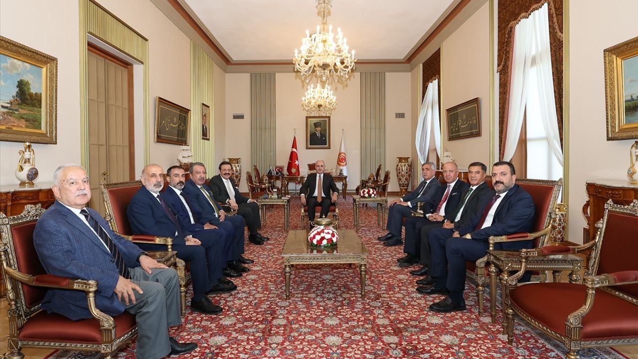 TBMM Başkanı Numan Kurtulmuş, TOBB Başkanı Rifat Hisarcıklıoğlu'nu Ağırladı