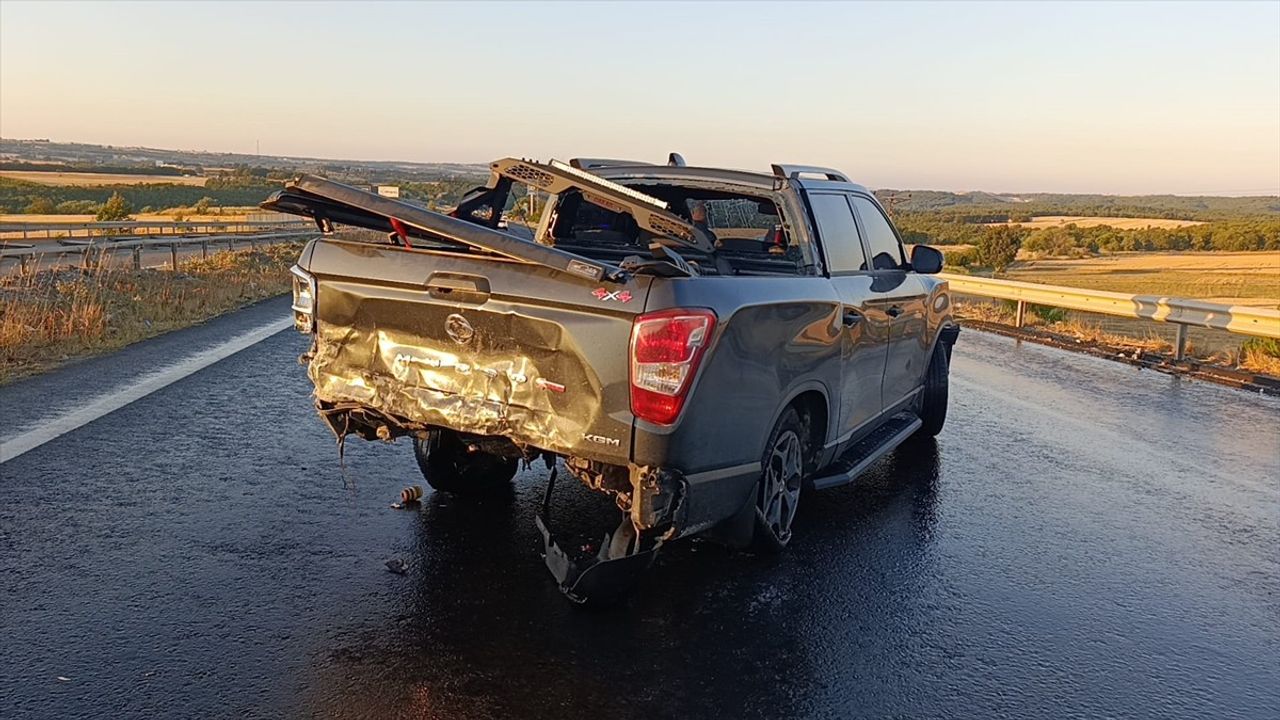 Tekirdağ'da Trafik Kazası: Sürücü Hayatını Kaybetti