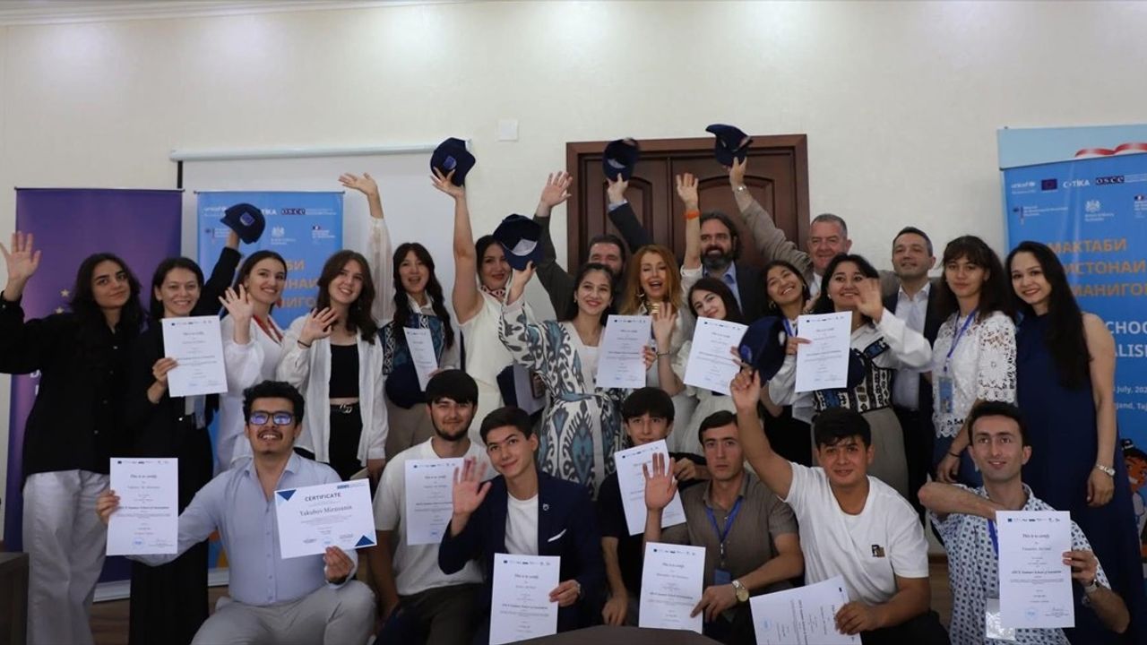TİKA ve AGİT'in Tacikistan'daki Medya Yaz Okulu Tamamlandı