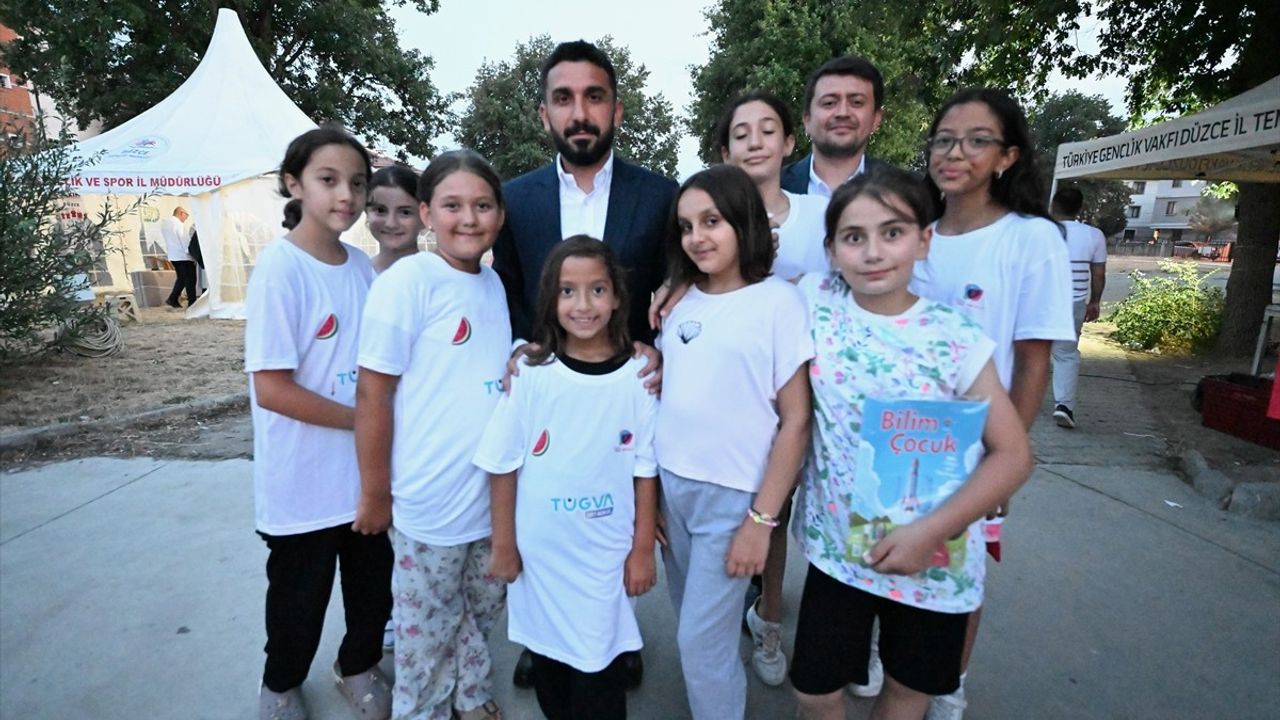 TÜGVA Düzce'de Yaz Okulu ve Doğa Kampı Etkinliklerini Gerçekleştirdi
