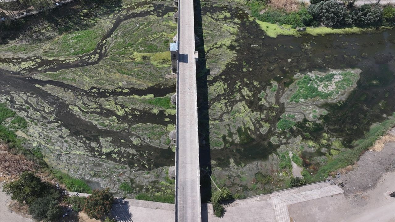 Tunca Nehri'nde Su Akışı Kritik Eşiklere İndi