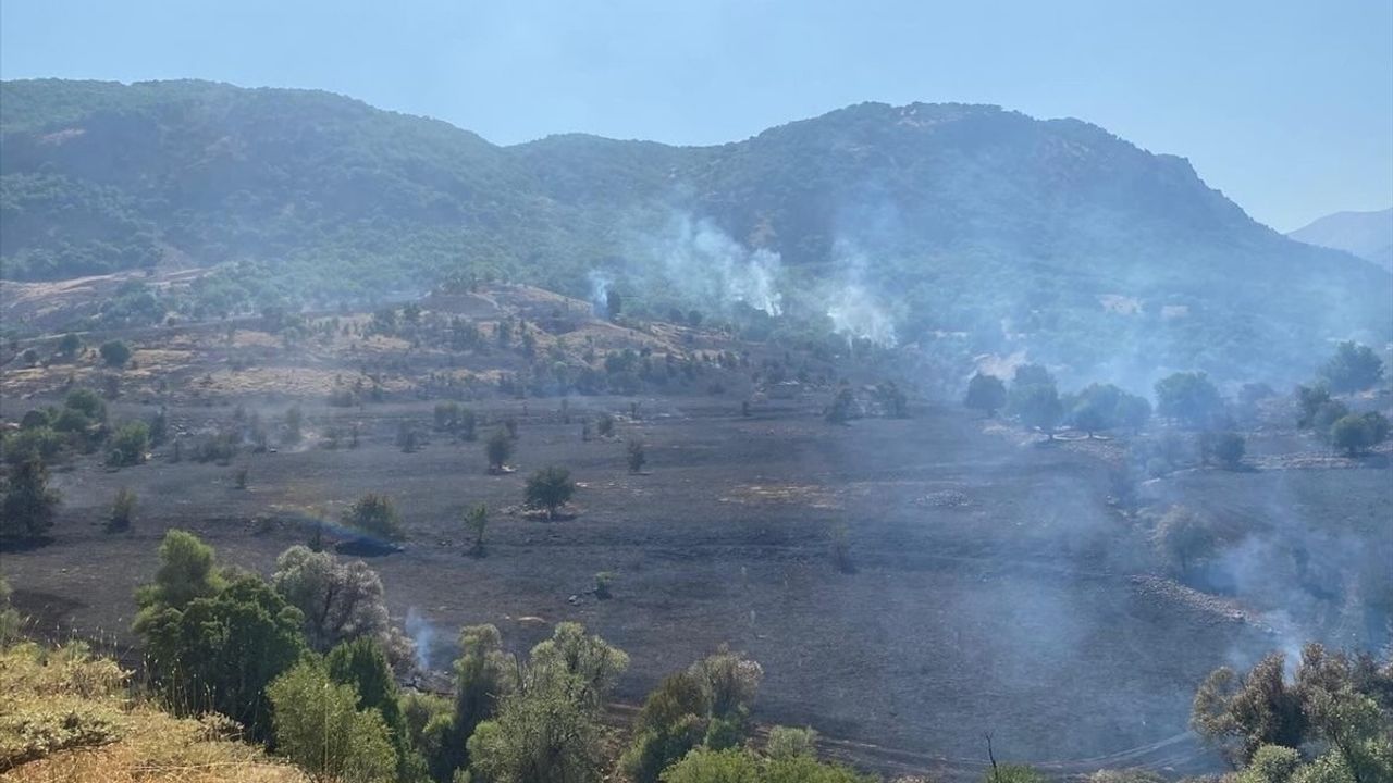Tunceli Hozat'ta Yangın Kontrol Altına Alındı