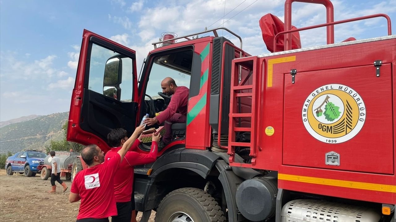 Türk Kızılay, Orman Yangınlarıyla Mücadelede Yanında