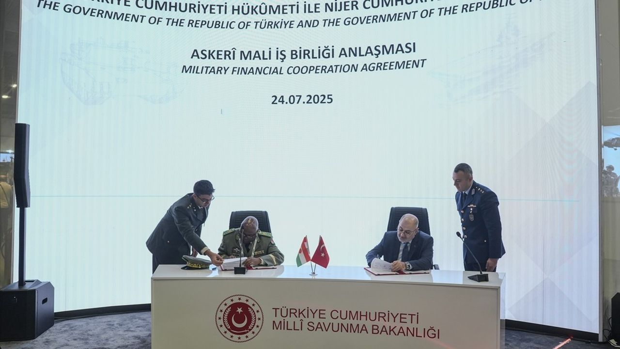 Türkiye ve Nijer Arasında Askeri Mali İşbirliği Anlaşması İmzalandı