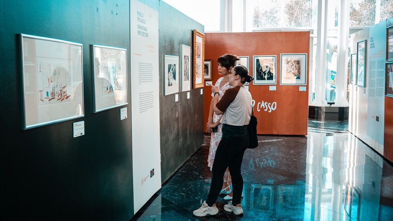Van'da 'Pablo Picasso: Yaratılış Her Şeydir' Sergisi Ziyaretçileri Ağırlıyor