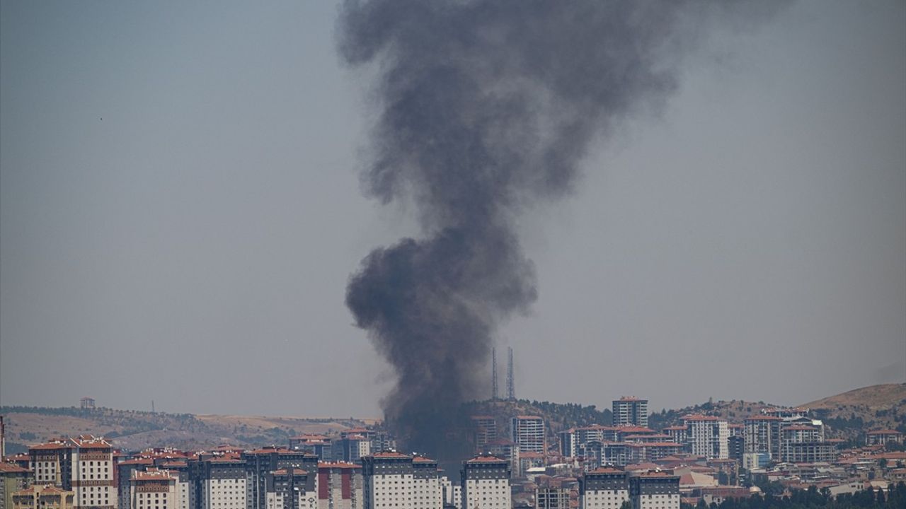 Yangın Kontrol Altına Alındı: Ankara'daki Fayans Fabrikasında Korkutan Olay