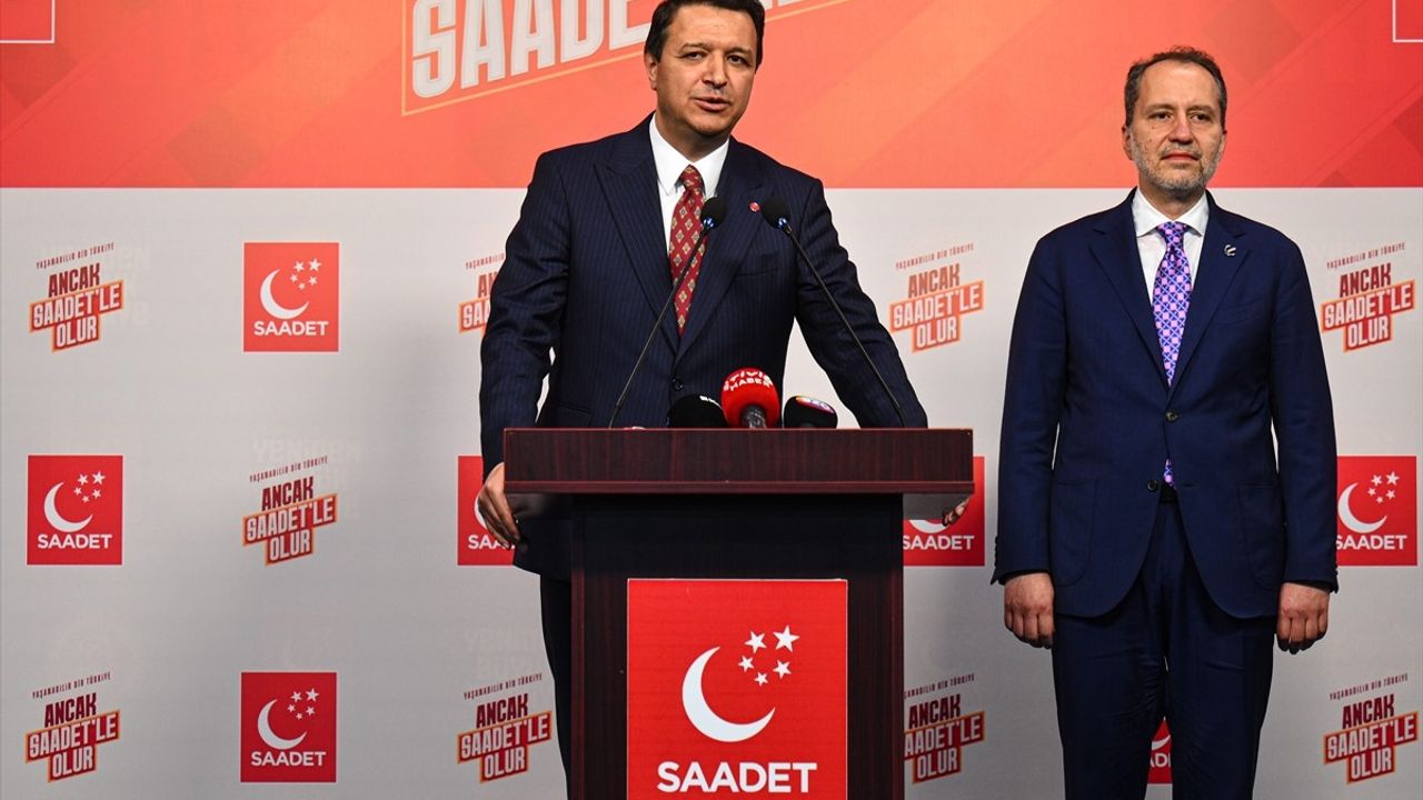 Yeniden Refah ve Saadet Partisi Liderlerinden Ortak Basın Toplantısı