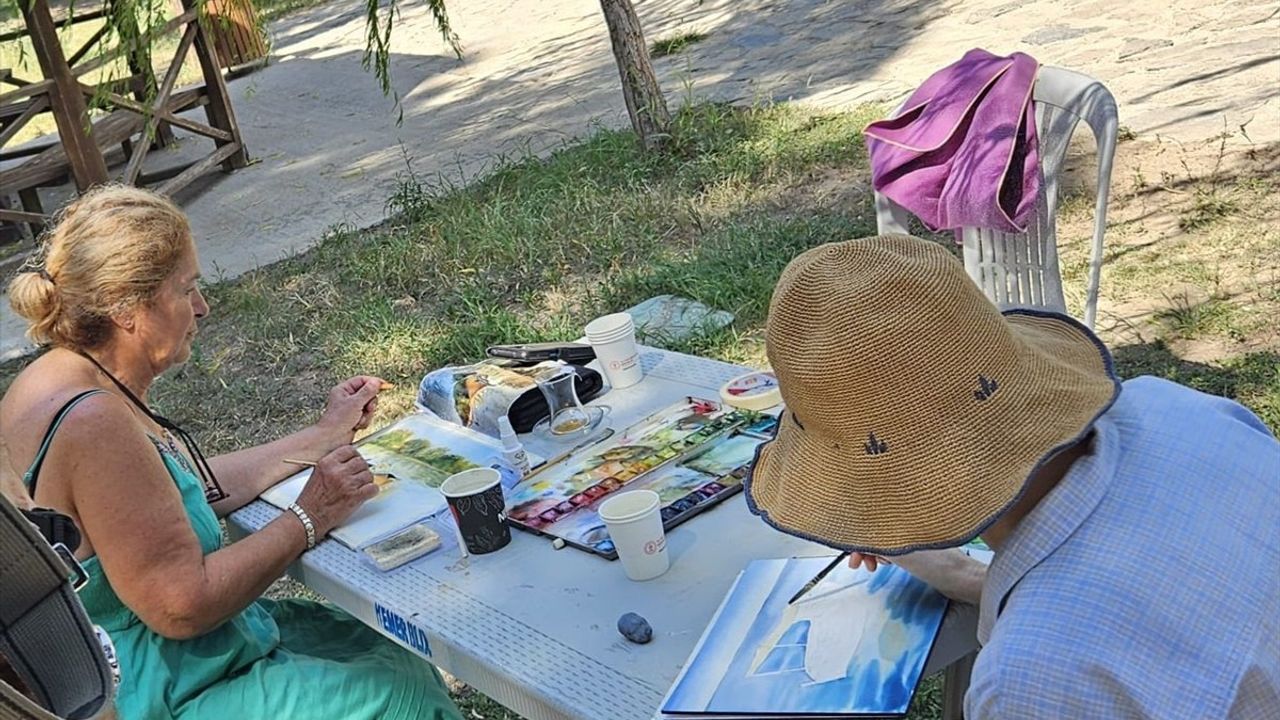 5. Yaz Sanat Kampı ve Kültür Sanat Çalıştayı Antalya'da Tamamlandı