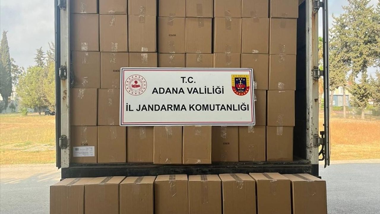 Adana'da Dev Kaçakçılık Operasyonu: 4.65 Milyon Makaron Ele Geçirildi