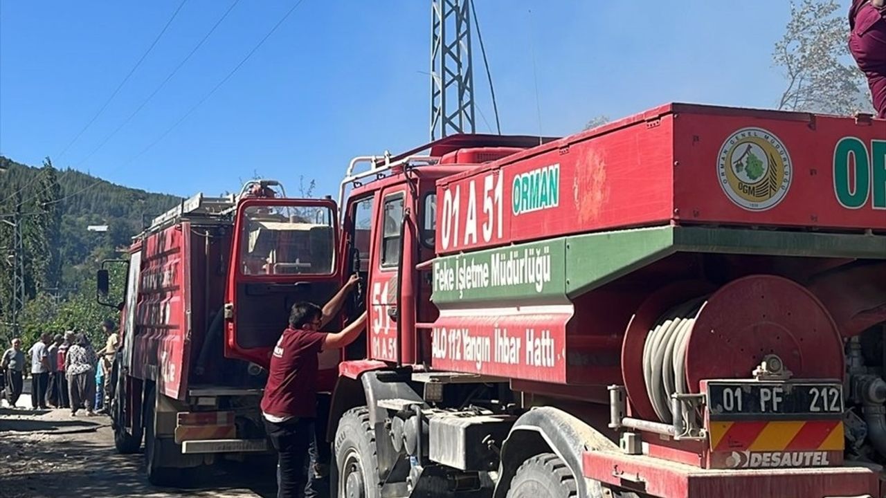 Adana'da İki Katlı Evdeki Yangın Kontrol Altına Alındı
