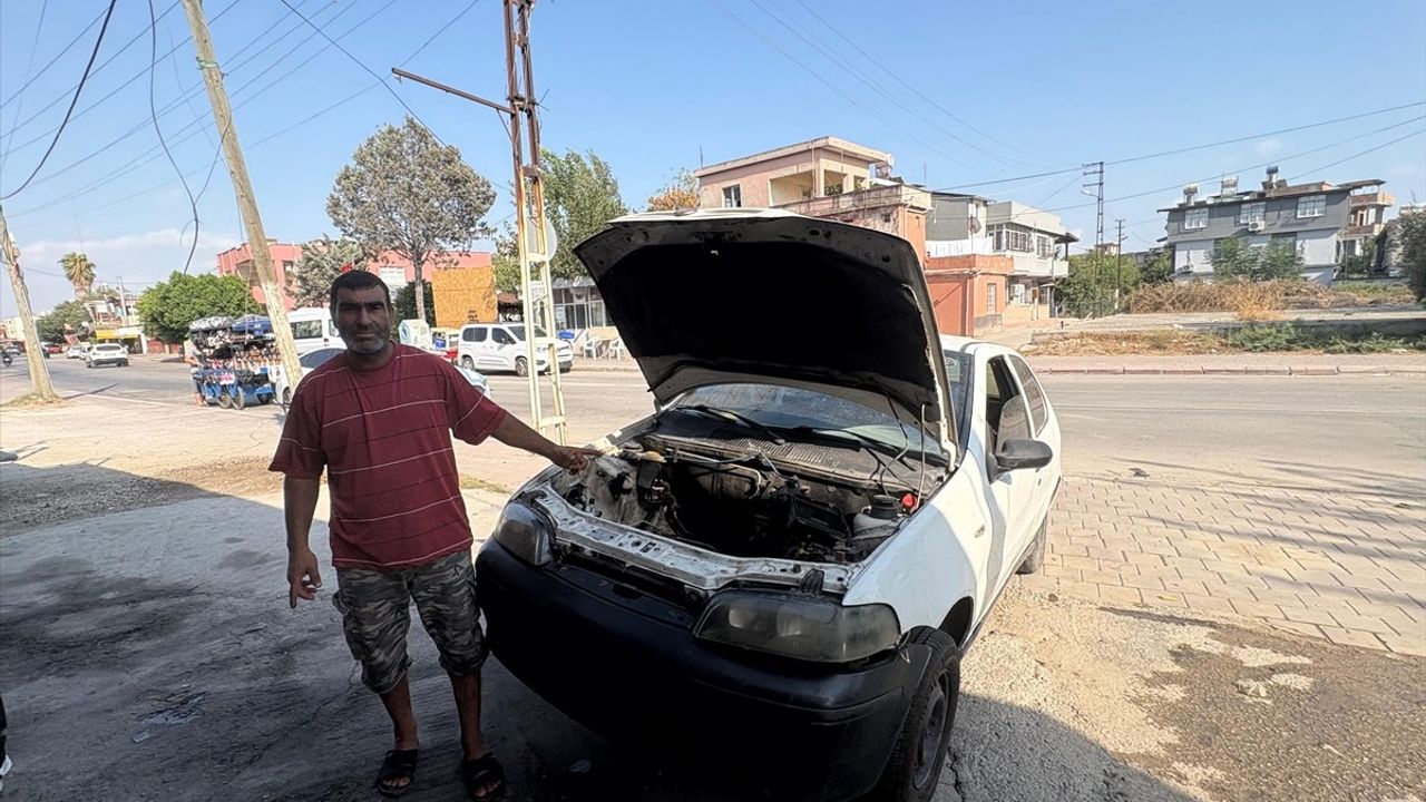 Adana'da Tamirciye Bırakılan Aracın Motoru Çalındı İddiası