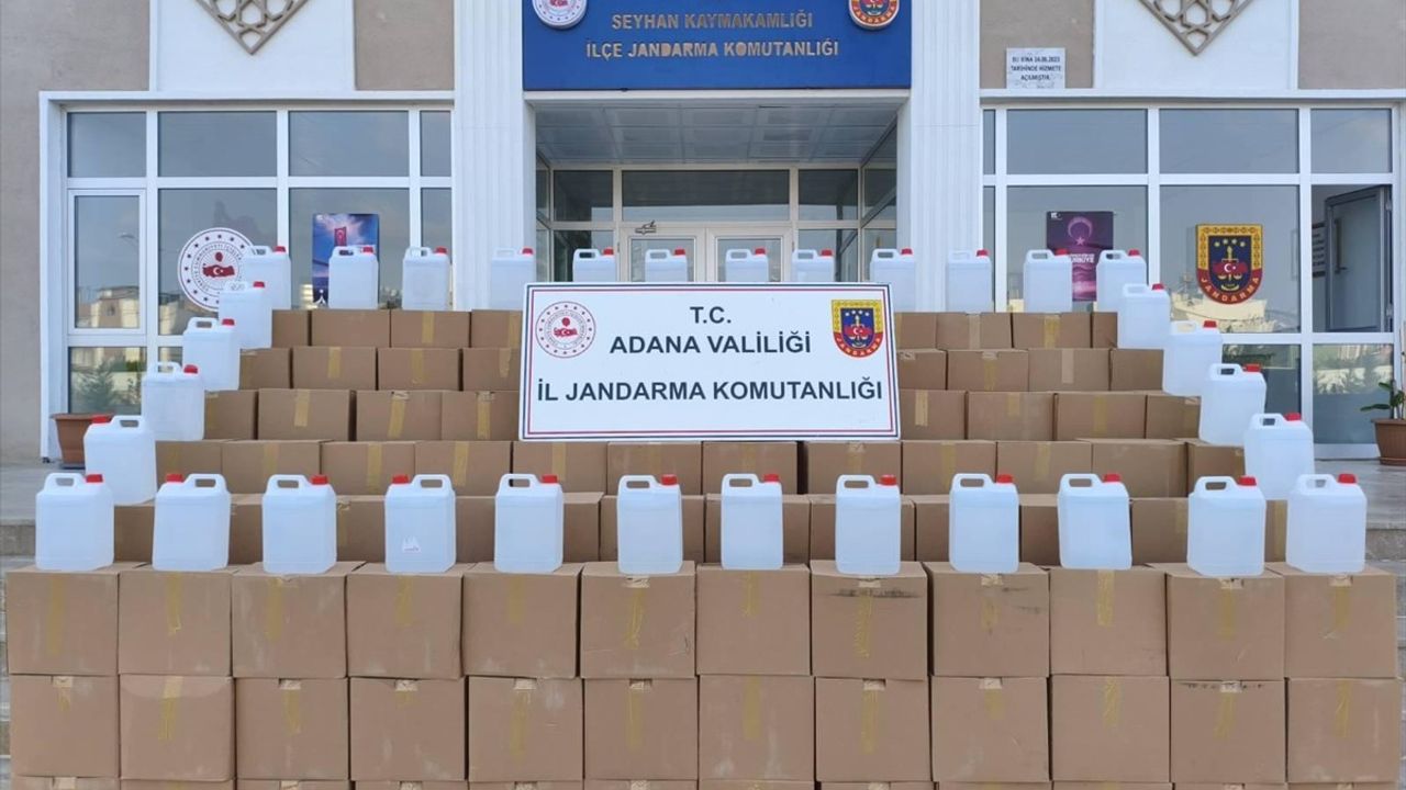 Adana'da Tırda 2.920 Litre Kaçak Etil Alkol Yakalandı