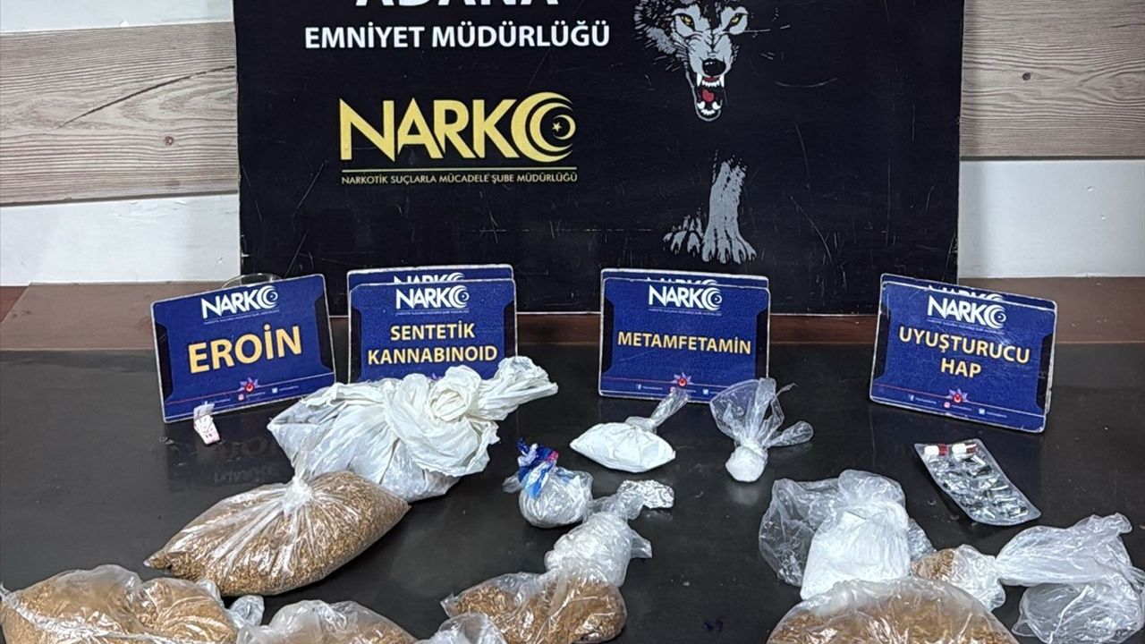 Adana'da Uyuşturucu Operasyonu: 5 Tutuklama