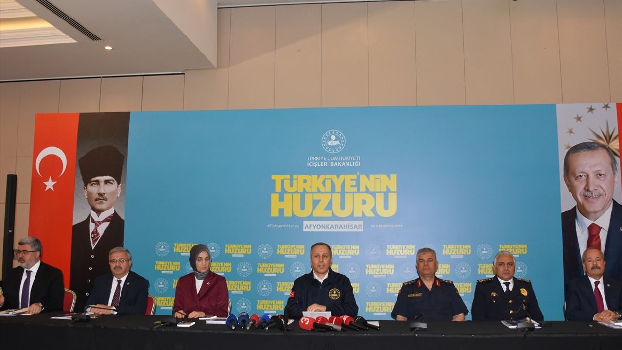Afyonkarahisar'da Güvenlik Toplantısı: İçişleri Bakanı Yerlikaya'nın Açıklamaları