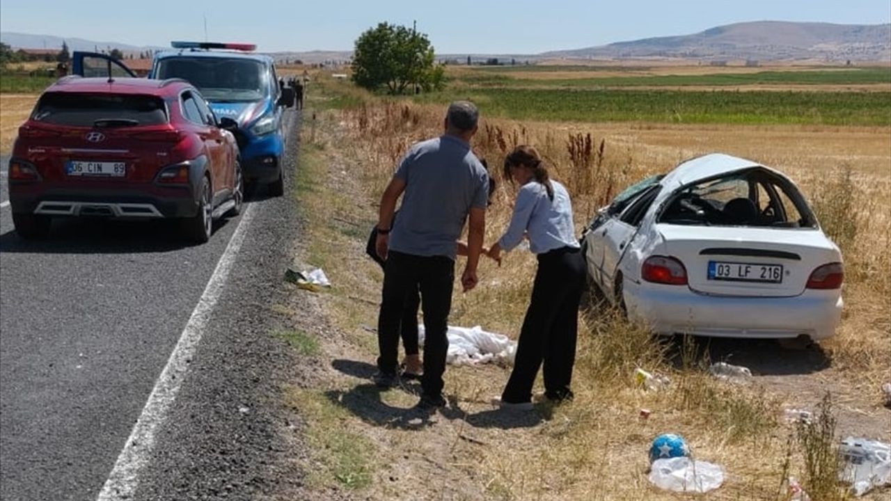 Afyonkarahisar'da Trafik Kazası: 4 Yaralı