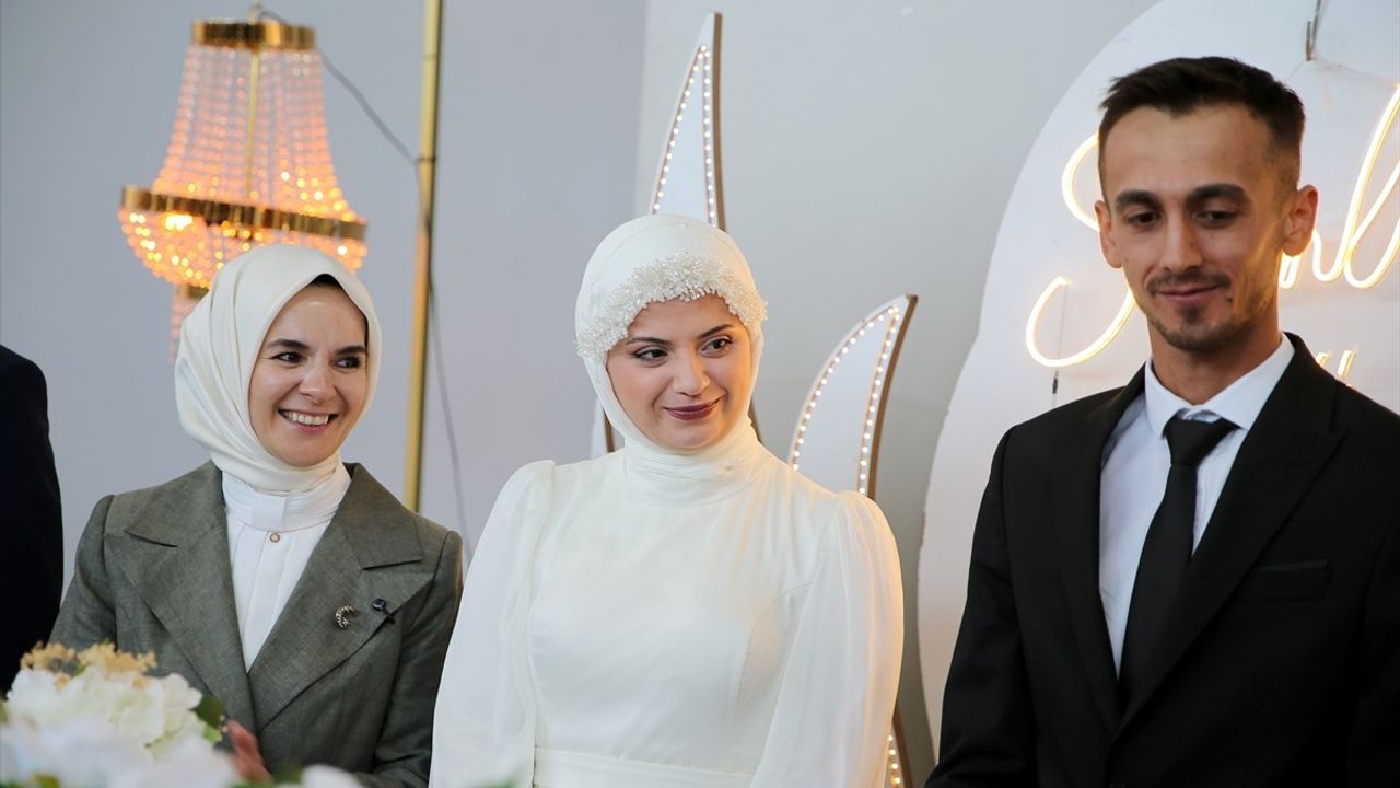 Aile ve Sosyal Hizmetler Bakanı Göktaş, Karabük'te Nikah Törenine Katıldı