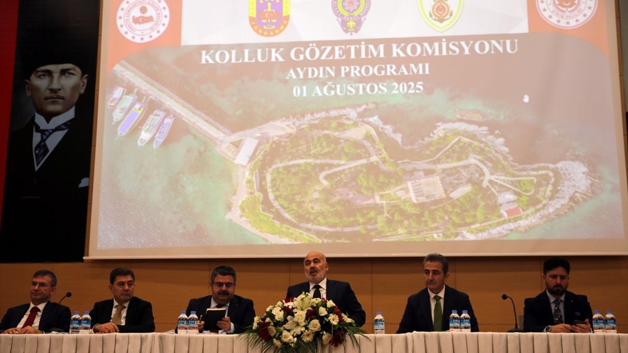 Aydın'da Kolluk Gözetim Komisyonu Toplantısı
