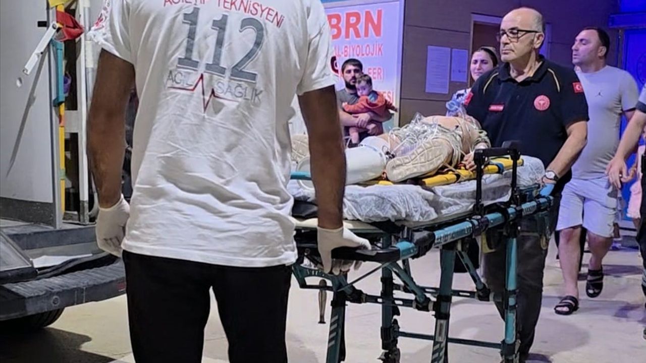 Bursa'da Bisikletli Çocuğa Otomobil Çarptı