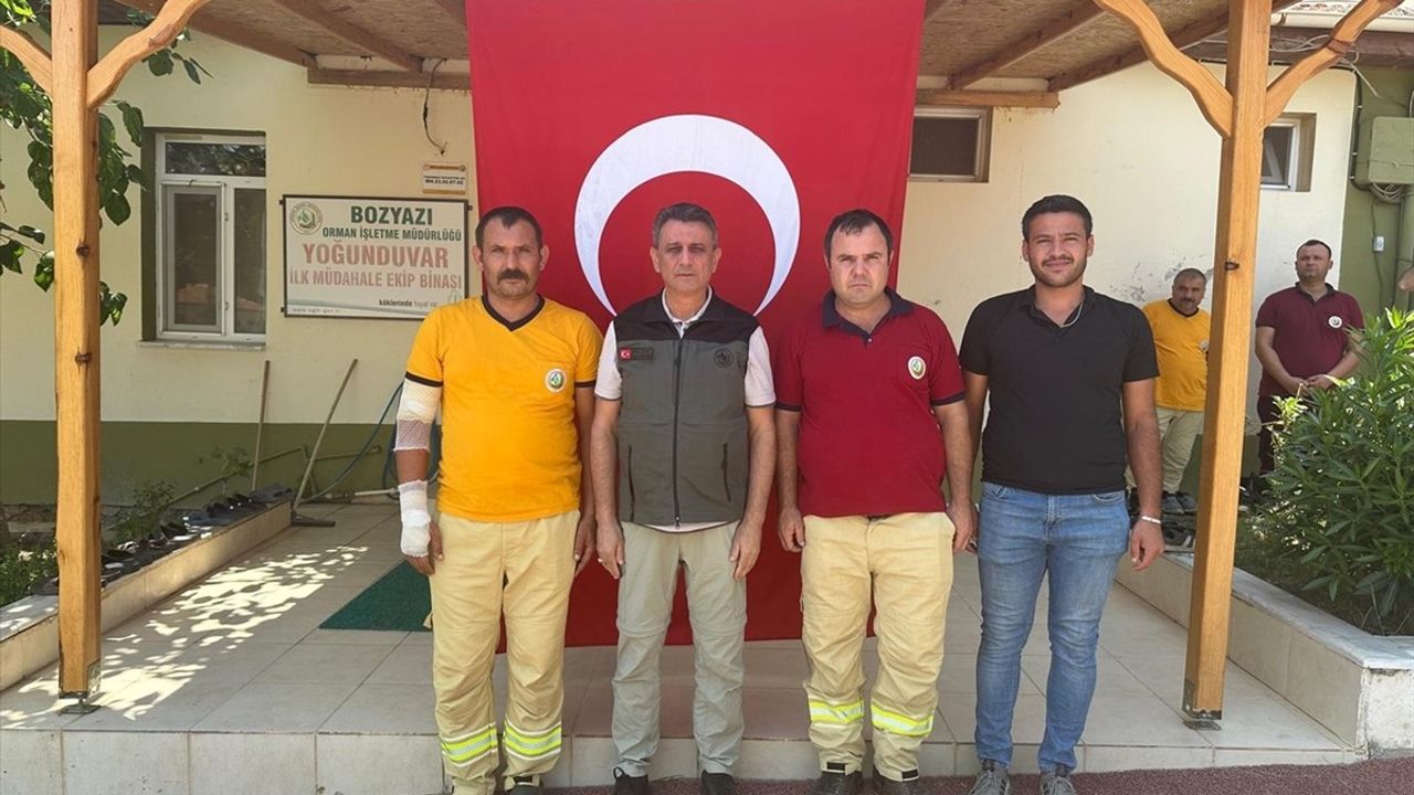 Bursa'daki Orman Yangınında Yaralanan 3 Personel Mesailerine Döndü