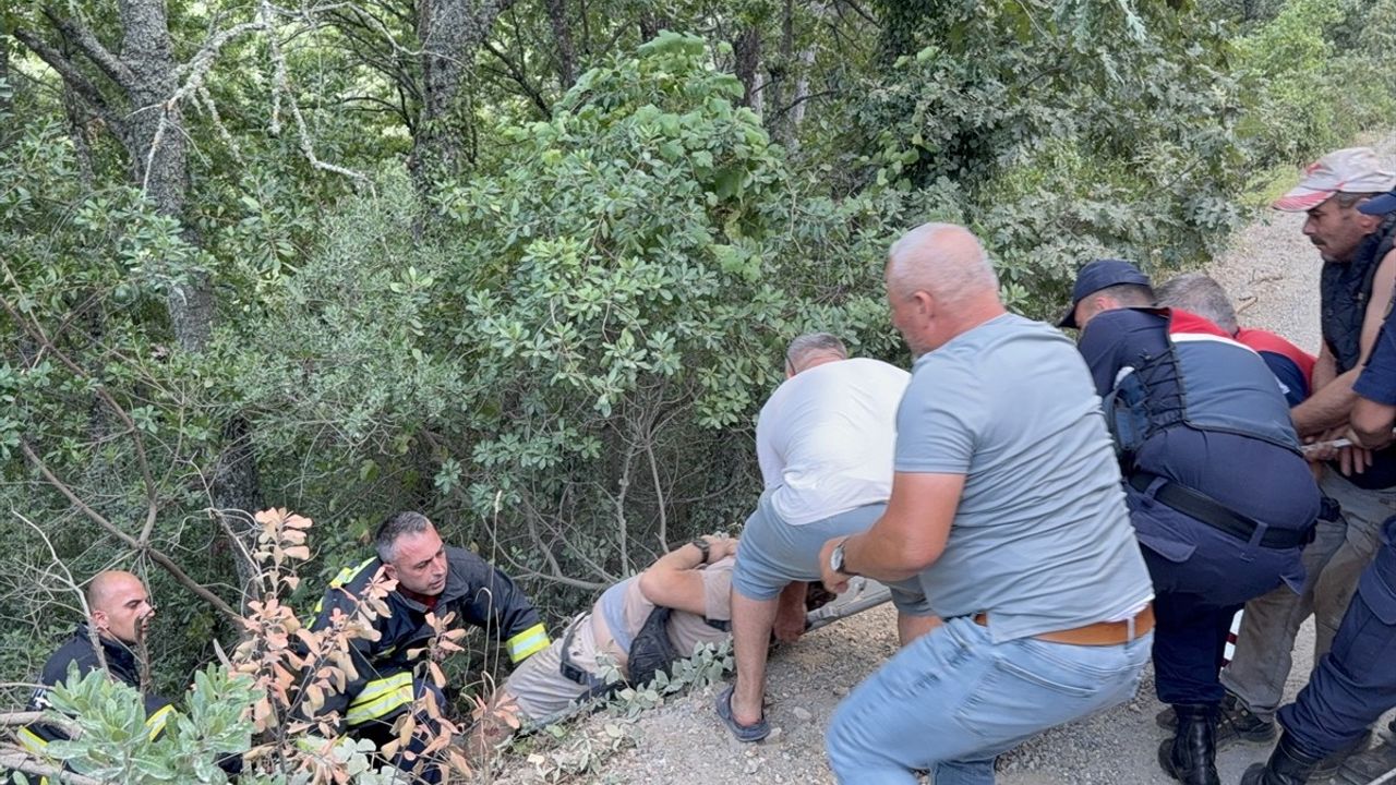 Çanakkale'de ATV Uçuğuna Devrildi: İki Yaralı