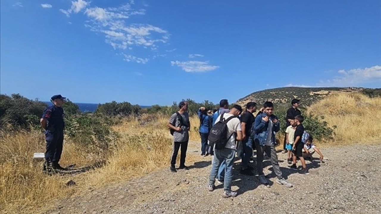 Çanakkale'de Düzensiz Göçmen Yakalanmaları