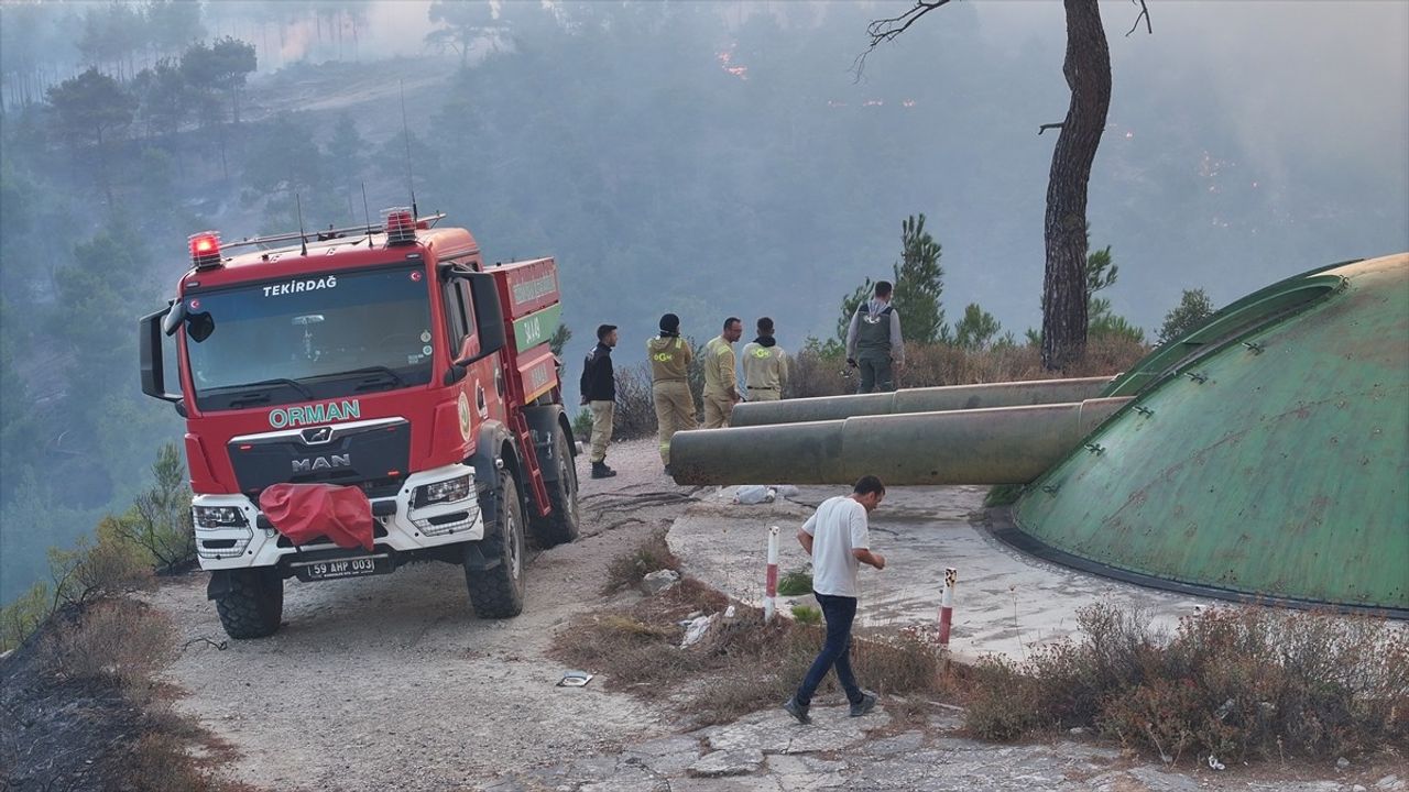 Çanakkale'de Orman Yangınına Hızla Müdahale Devam Ediyor