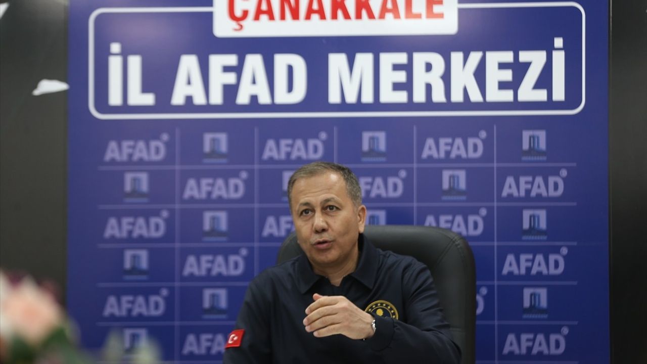 Çanakkale Orman Yangınında Acil Durum Koordinasyonu