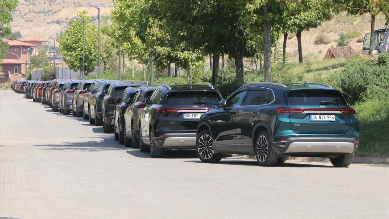 Çankırı'da En Uzun Togg Konvoyu Düzenlendi