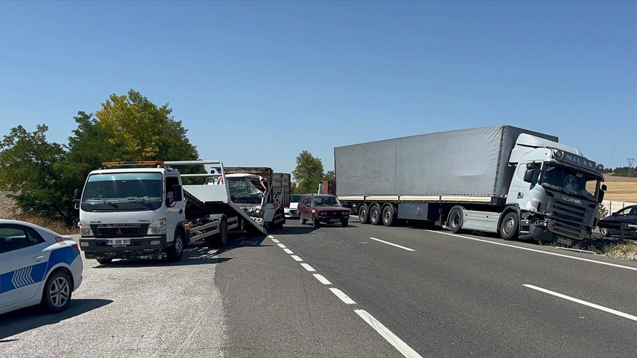 Çankırı'da Trafik Kazası: 1 Yaralı