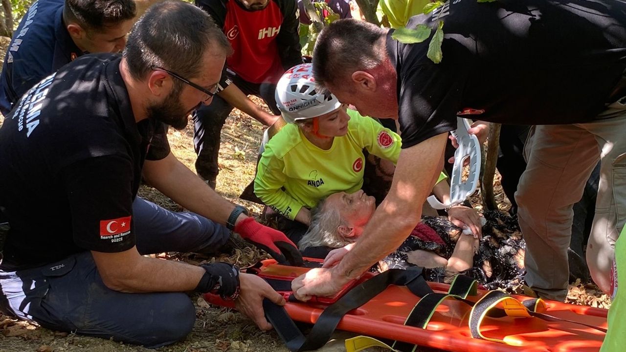 Düzce'deki Kaybolan Kadın Sağ Olarak Bulundu
