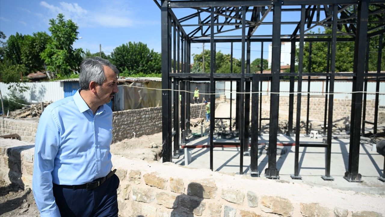 Edirne'deki Şeyh Şüceaddin Camisi Restorasyonu Devam Ediyor